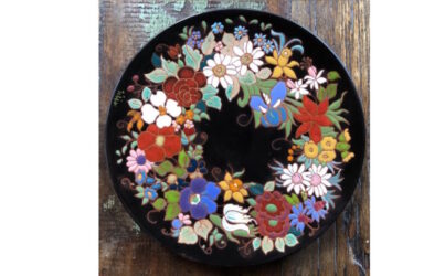 Роспись керамических тарелок «Современная русская майолика»